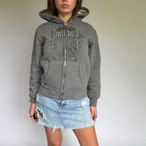 O’Neill Grey Fleece Zip Up Jacket